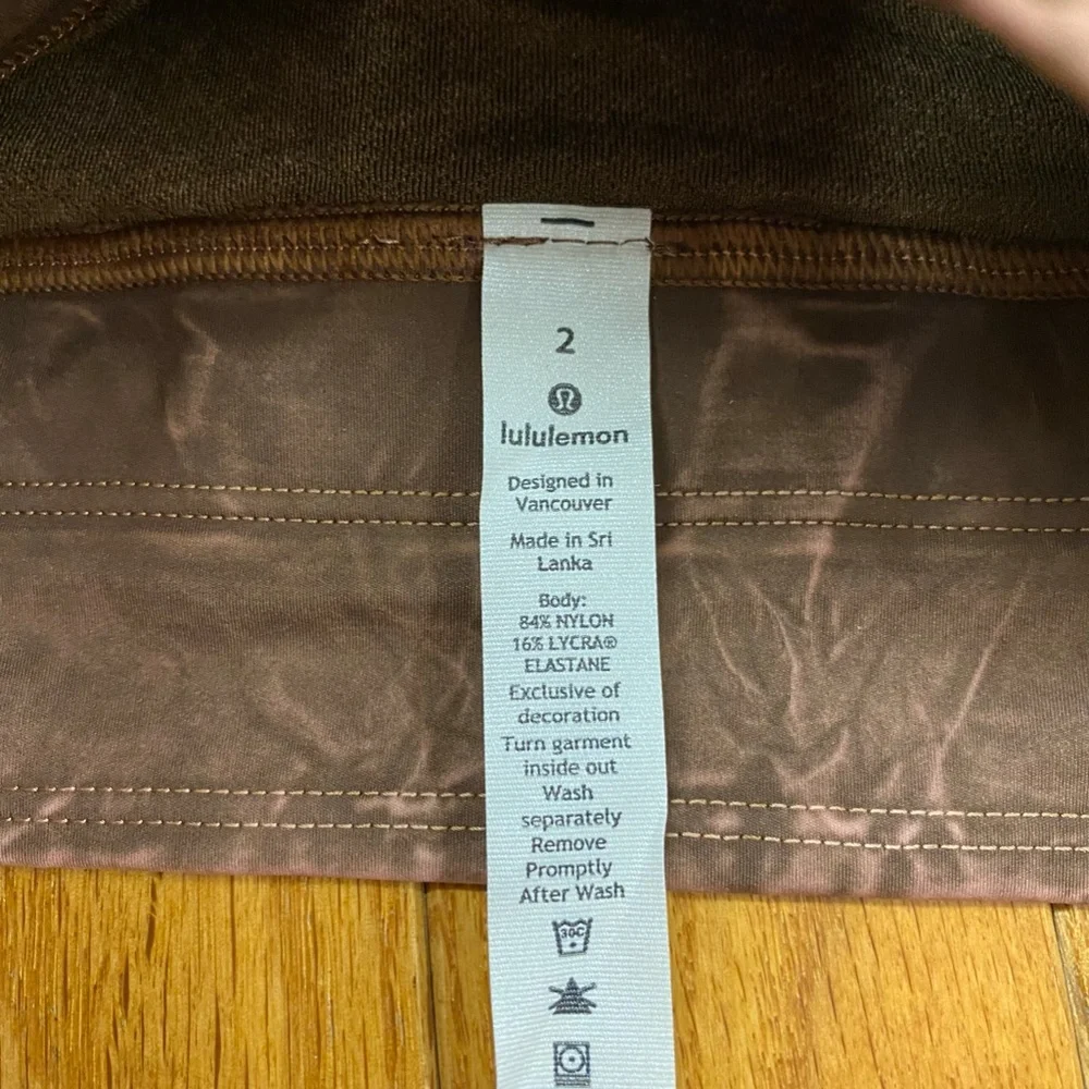 Lululemon Energy Bra Long Line Ice Dye in Brown Earth Medium Support, B–D Cup 2_5